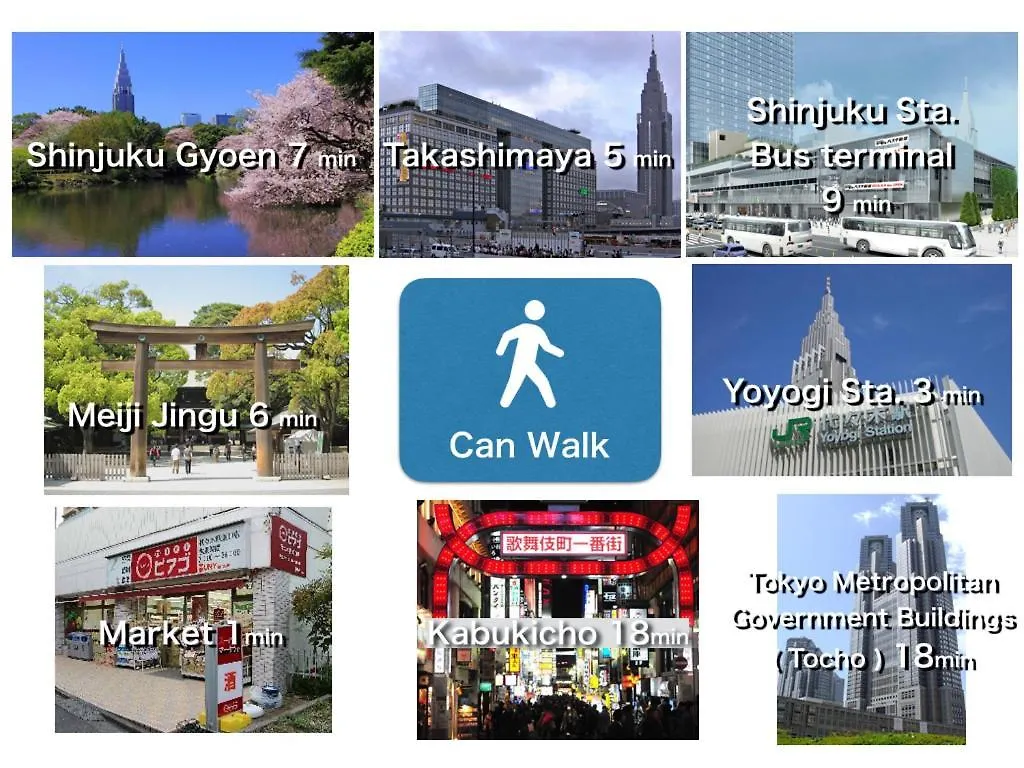 東京都【Great Location!】Near Shinjuku Sta./Cafe#202アパートメント 0*, 東京都
